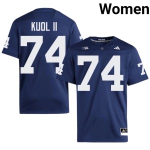#74 Navy College Football 2026 Kuol Kuol II PSU Nittany Lions Women's Jersey 167507-495