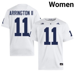 #11 Women's Limited LaVar Arrington II White College Football PSU Lions Jersey 101546-332