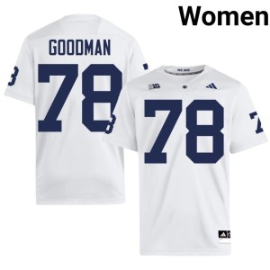 #78 College Football PSU Lions 2026-27 Malachi Goodman White Women's Jerseys 560005-745