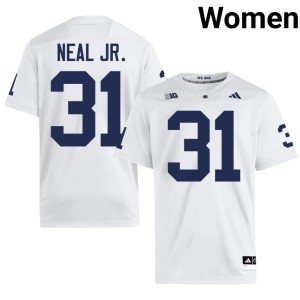 #31 Womens PSU Nittany Lions College Football Limited Marcus Neal Jr. White Jersey 138143-947