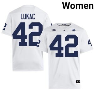 #42 2026 White Mason Robinson Penn State Women's College Football Jersey 671988-869