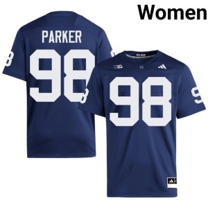 #98 Matthew Parker Navy Women's College Football PSU Nittany Lions Official Jerseys 978303-515