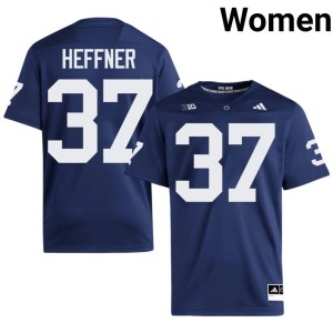 #37 Max Heffner College Football Women Alumni Navy PSU Nittany Lions Jersey 454565-389