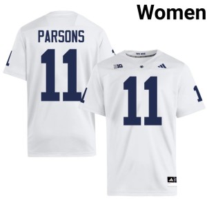 #11 Womens Micah Parsons White 2026 Nittany Lions College Football Jersey 242785-505