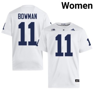 #11 White College Football Penn State Nittany Lions NaVorro Bowman 2026-27 Women Jersey 581626-124