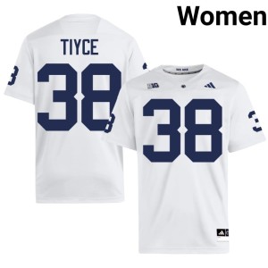 #38 Game College Football White Nathan Tiyce Women's Penn State Nittany Lions Jerseys 145540-129