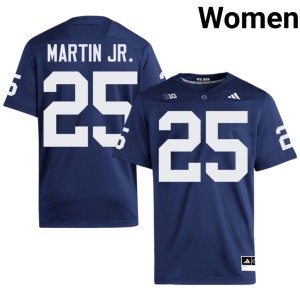 #25 Womens 2026-27 College Football Nittany Lions Navy Quinton Martin Jr. Jerseys 531940-294