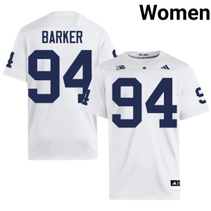 #94 NCAA Nittany Lions Ryan Barker College Football White Women's Jersey 655176-176