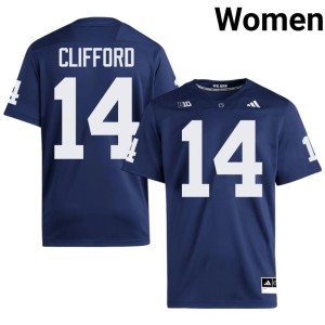 #14 Sean Clifford College Football Women Alumni Penn State Lions Navy Jerseys 320830-315