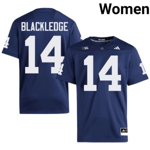 #14 Women 2026 PSU Lions Todd Blackledge Navy College Football Jerseys 154716-692