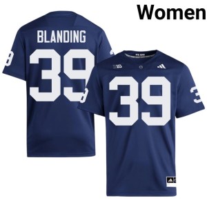 #39 Navy 2026-27 College Football Ty Blanding Women's PSU Lions Jersey 431892-991