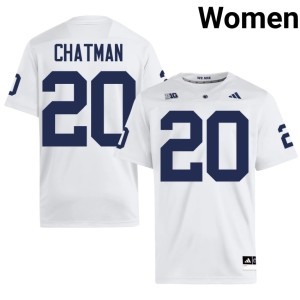 #20 Tyrell Chatman Official Womens College Football White Roaring Lions Jerseys 437905-257