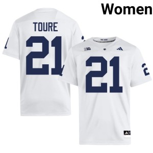 #21 Roaring Lions Alumni White College Football Women's Vaboue Toure Jerseys 239795-260