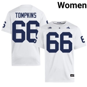 #66 Roaring Lions College Football Stitched Will Tompkins White Women's Jersey 547934-732