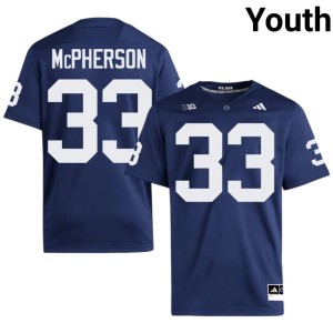 #33 Alexander McPherson Youth Penn State Lions Navy College Football Embroidery Jerseys 604814-831