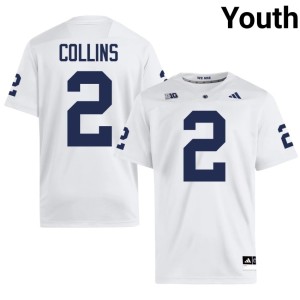 #2 Audavion Collins White Penn State Youth College Football 2026-27 Jersey 677740-564