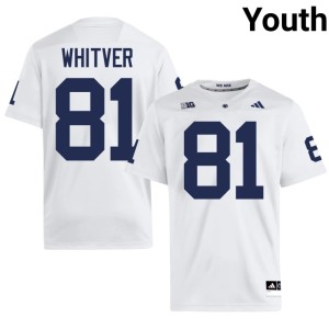 #81 White Game Ben Whitver Roaring Lions Youth College Football Jersey 574199-704