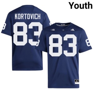 #83 Game College Football Youth Penn State Brian Kortovich Navy Jersey 972851-868