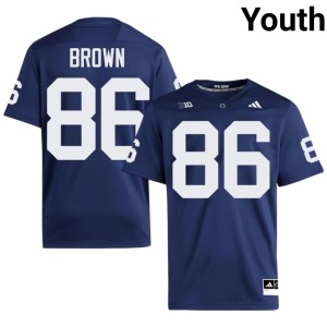#86 Navy Roaring Lions College Football Courtney Brown Official Youth Jersey 931578-886