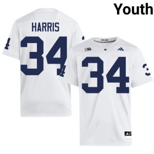 #34 Player Roaring Lions White Franco Harris College Football Youth Jerseys 784418-699