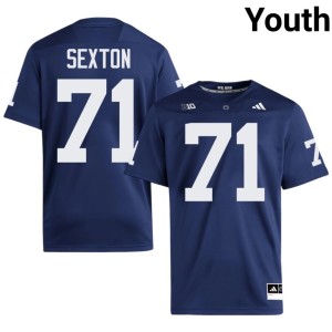 #71 PSU Nittany Lions Garrett Sexton College Football Youth Limited Navy Jerseys 106549-830
