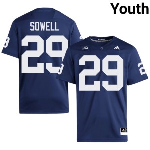 #29 Hunter Sowell Youth Navy College Football Alumni Penn State Jersey 331421-268