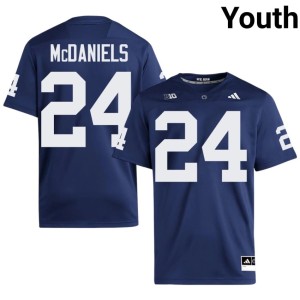 #24 Navy Lions NCAA College Football Ibn McDaniels Youth Jerseys 565826-227
