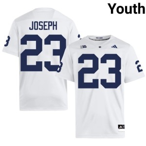 #23 Lions Youth 2026 College Football Jahmir Joseph White Jersey 993302-724