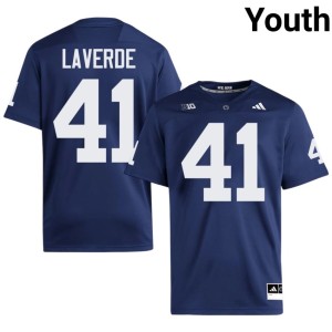 #41 Replica College Football Penn State Navy Youth Jake LaVerde Jerseys 271563-102
