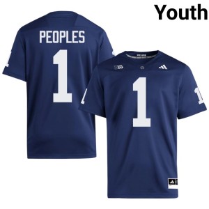 #1 James Peoples College Football NCAA Youth Roaring Lions Navy Jersey 220976-913