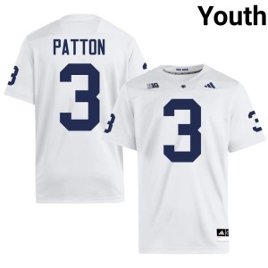 #3 Penn State Lions Player White College Football Youth Jamison Patton Jersey 399938-964