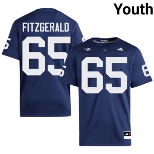 #65 Youth Official Penn State College Football Navy Jim Fitzgerald Jersey 669879-366