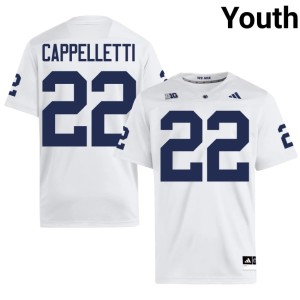 #22 Player Youth White PSU John Cappelletti College Football Jersey 376244-438