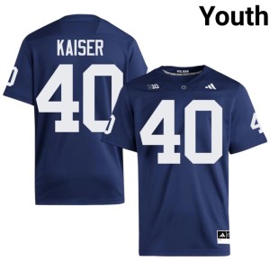 #40 Youth Navy Keian Kaiser Embroidery College Football Penn State Nittany Lions Jersey 335788-840
