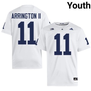 #11 LaVar Arrington II College Football Youth White Alumni Penn State Lions Jersey 961978-721