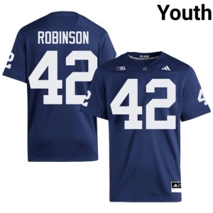 #42 High School Mason Robinson College Football Navy Youth Lions Jersey 417020-700