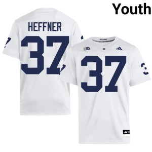 #37 White College Football Game Max Heffner Penn State Youth Jersey 996258-711