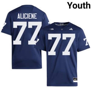 #77 Navy Youth College Football NCAA Penn State Nittany Lions Owen Aliciene Jerseys 548301-889