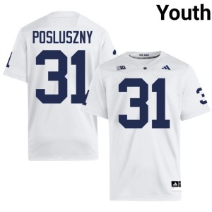 #31 University White Paul Posluszny College Football Youth Penn State Lions Jersey 830844-847