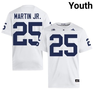 #25 College Football Youth White Penn State Nittany Lions Quinton Martin Jr. 2026 Jersey 149547-373
