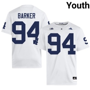 #94 Ryan Barker University College Football Penn State Lions White Youth Jerseys 893169-705