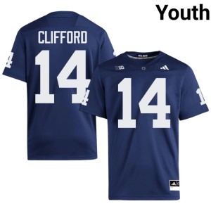 #14 High School Penn State Lions Sean Clifford College Football Youth Navy Jerseys 734128-632