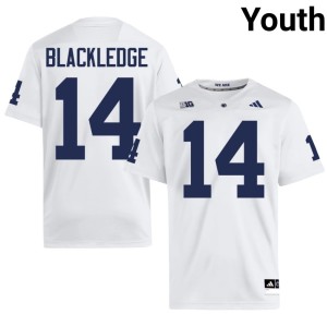 #14 Youth Todd Blackledge Limited College Football PSU Lions White Jersey 990054-618