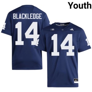 #14 Todd Blackledge 2026 College Football Navy Youth PSU Jersey 513604-109