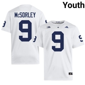 #9 Trace McSorley College Football 2026-27 Youth PSU Lions White Jerseys 390891-539
