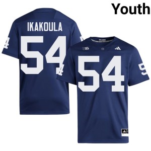 #54 Navy Embroidery Vaea Ikakoula PSU Lions Youth College Football Jersey 209357-908